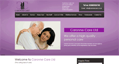 Desktop Screenshot of caronnecare.com